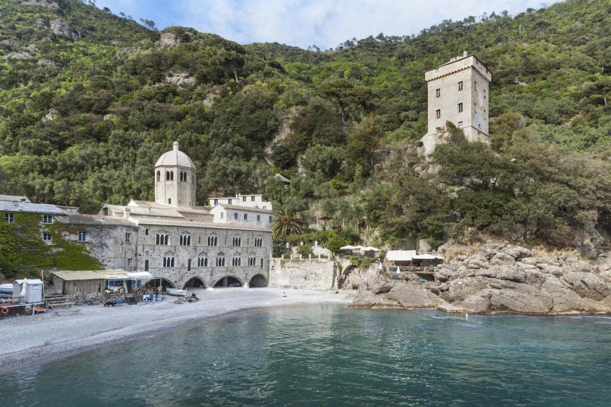 Sea View Apartment With Private Garden Camogli Dış mekan fotoğraf