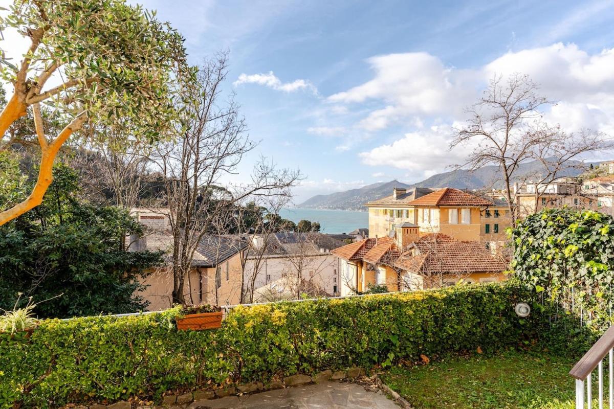 Sea View Apartment With Private Garden Camogli Dış mekan fotoğraf
